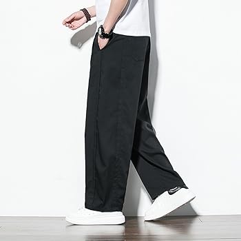 Mens Summer Casual Pants Japanese Retro Loose Harem Trousers